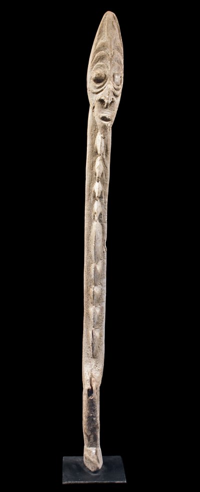 Figura di culto Yipwon, scultura, arte tribale, Papua Nuova Guinea, arte dell'Oceania, 89 cm