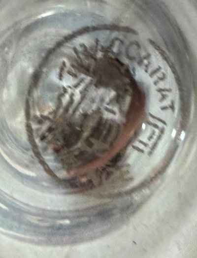 Baccarat glasses