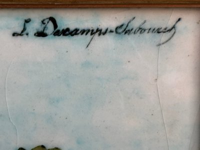 Plaque émaillée