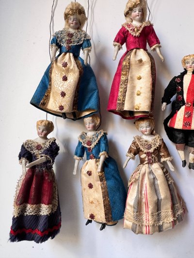 Teatro d'opera in miniatura in legno intagliato - Castelet de marionnettes XIX secolo