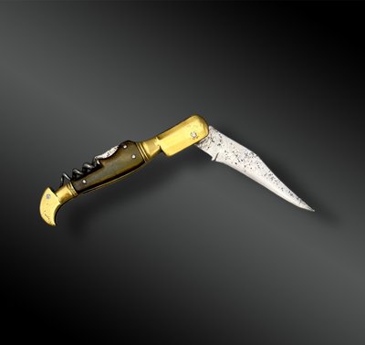COLTELLO PIEGHEVOLE A DUE PEZZI - Italia - XIX secolo
