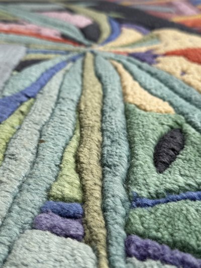 Tapis vintage conçu par Nini Ferrucci pour YSSIMA, des années 1990  