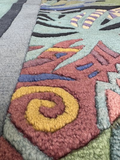 Tapis vintage conçu par Nini Ferrucci pour YSSIMA, des années 1990  