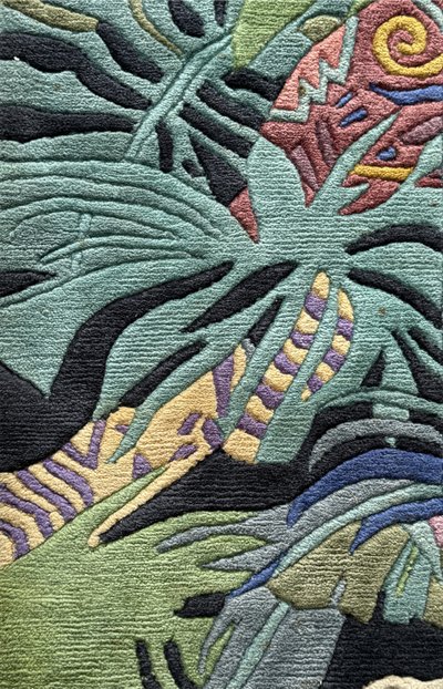 Tapis vintage conçu par Nini Ferrucci pour YSSIMA, des années 1990  