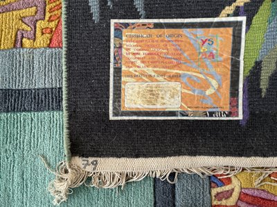 Tapis vintage conçu par Nini Ferrucci pour YSSIMA, des années 1990  