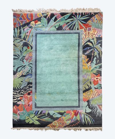 Tapis vintage conçu par Nini Ferrucci pour YSSIMA, des années 1990  
