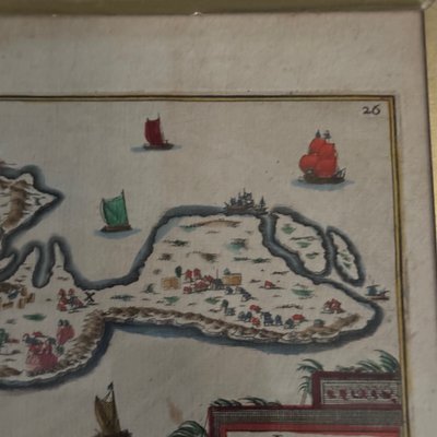 Engraving Isle of Noirmoultier by Christophe Tassin 1634