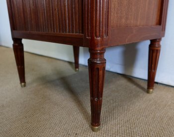  Piccolo chiffonnier in mogano, stile Luigi XVI - Fine XIX secolo
