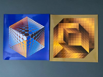 Portfolio Vasarely Progressions 3 Editions du Griffon Neuchâtel