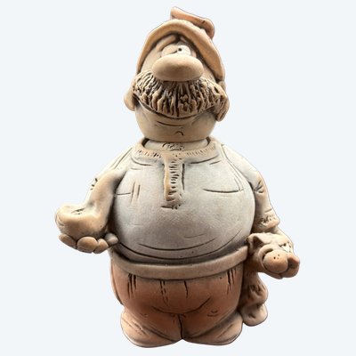 BOTTIGLIA DI TERRACOTTA
