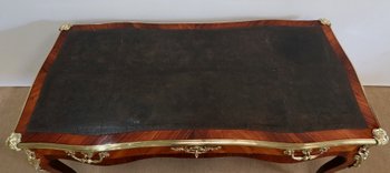  Scrittoio in palissandro e legno viola, stile Luigi XV - 2a metà del 19° secolo