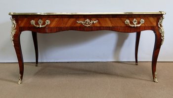  Scrittoio in palissandro e legno viola, stile Luigi XV - 2a metà del 19° secolo