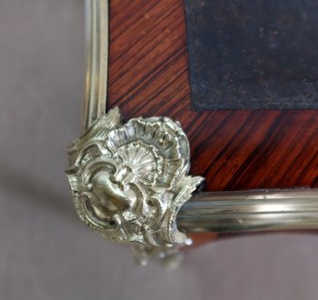  Scrittoio in palissandro e legno viola, stile Luigi XV - 2a metà del 19° secolo