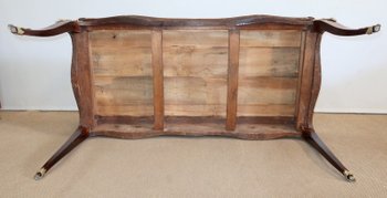  Scrittoio in palissandro e legno viola, stile Luigi XV - 2a metà del 19° secolo