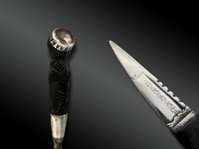 COUTEAU appelé Sgian Dubh - Écosse - Début du XXème siècle
