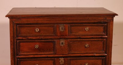 commode anglaise en chêne début 18° siècle