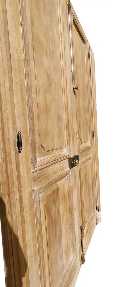 2 Porte doppie antiche Haussmann 100% rovere Aspetto di alta qualità