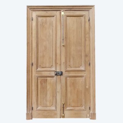 2 Porte doppie antiche Haussmann 100% rovere Aspetto di alta qualità