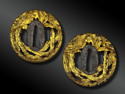 Set of TSUBA for daisho - Japan - Edo period (1603-1868)