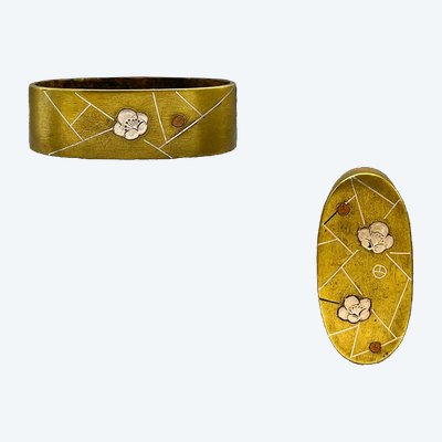 Fuchi Kashira SET - Giappone - Periodo Edo (1603-1868)