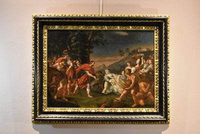 König David trifft Abigail, Nicolas Vleughels (Paris 1668 - Rom 1737)