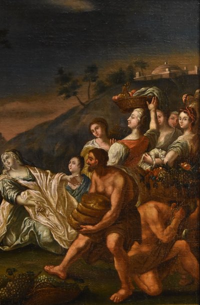 König David trifft Abigail, Nicolas Vleughels (Paris 1668 - Rom 1737)