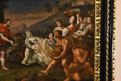 König David trifft Abigail, Nicolas Vleughels (Paris 1668 - Rom 1737)