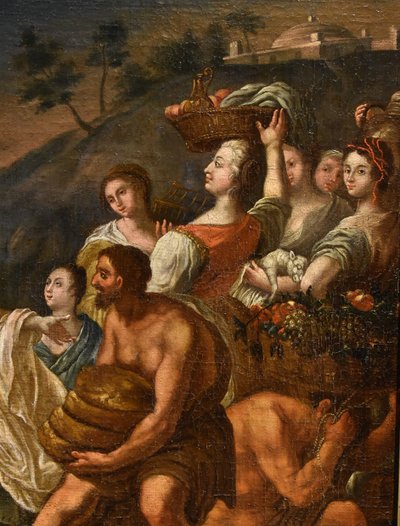 König David trifft Abigail, Nicolas Vleughels (Paris 1668 - Rom 1737)
