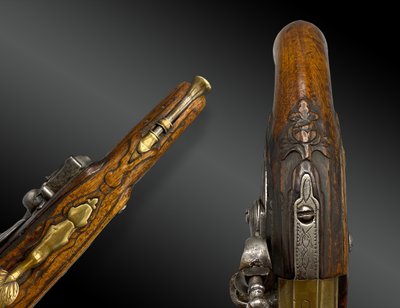 Pistola navale a pietra focaia Inghilterra, Londra circa 1800