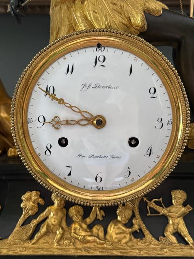 J.S Deverberie Et J.J Coteau, Consulat period L'Afrique orologio firmato.
