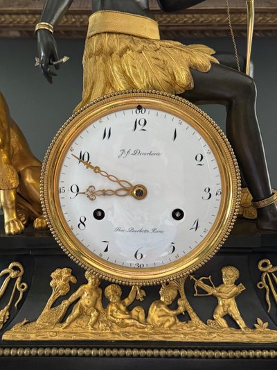 J.S Deverberie Et J.J Coteau, Consulat period L'Afrique orologio firmato.