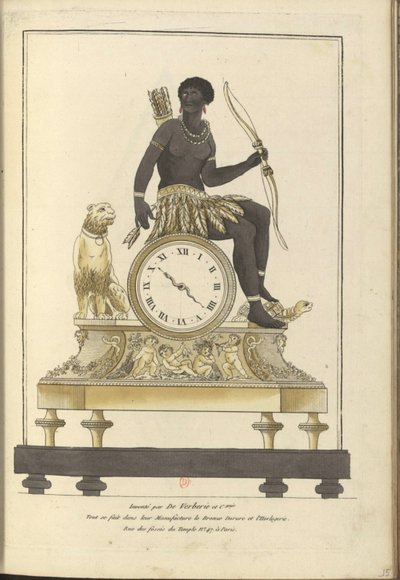 J.S Deverberie Et J.J Coteau, Consulat period L'Afrique orologio firmato.