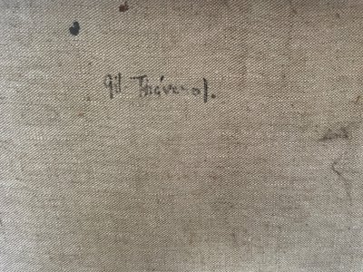 Pittura XX° geometria astratta Gilbert Thevenot gruppo artistico Rencontres