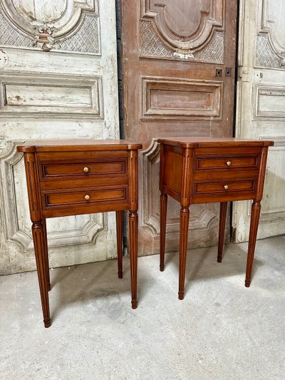 Paire de chevets style Louis XVI 20e siècle 
