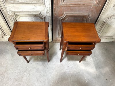Paire de chevets style Louis XVI 20e siècle 