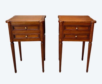 Paire de chevets style Louis XVI 20e siècle 