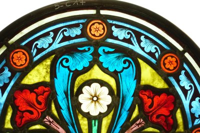 Glasmalerei - Kirchenfenster - Mittelalterliche Drachen