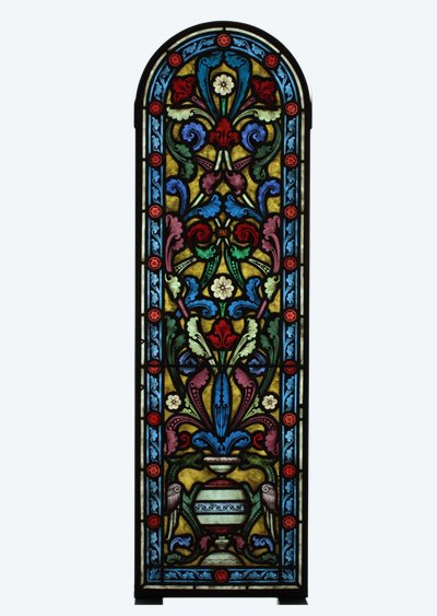 Glasmalerei - Kirchenfenster - Mittelalterliche Drachen