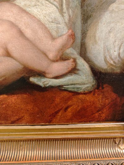 Neo-Classical painting "Virgin and Child" - French school Early 19th century