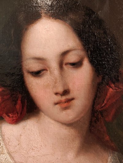 Neo-Classical painting "Virgin and Child" - French school Early 19th century