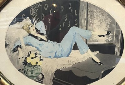 Georges Grellet (1869-1959)   Gravure Art Déco 