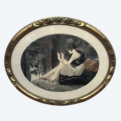 Georges Grellet (1869-1959) Gravure Art Déco