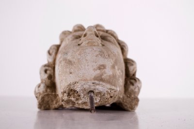 Tête de Bodhisattva en stuc du Gandhara