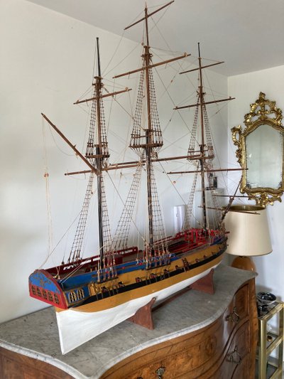 Maquette navire du XVIII ÈME SIÈCLE 