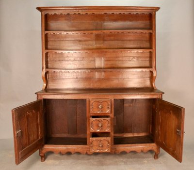 Geschirrschrank Lorrain aus Eiche XVIII.