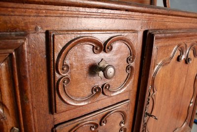 Geschirrschrank Lorrain aus Eiche XVIII.