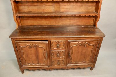 Geschirrschrank Lorrain aus Eiche XVIII.