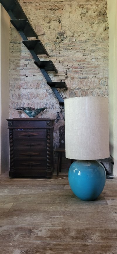 Ceramic lamp from Vallauris, Marius Musarra (1910-1991)