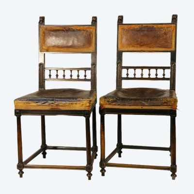 ﻿﻿Paire de chaises XVIIIème siècle 