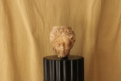 Female head in onyx, 20th c